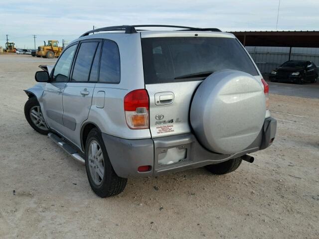 JTEGH20V410010963 - 2001 TOYOTA RAV4 SILVER photo 3