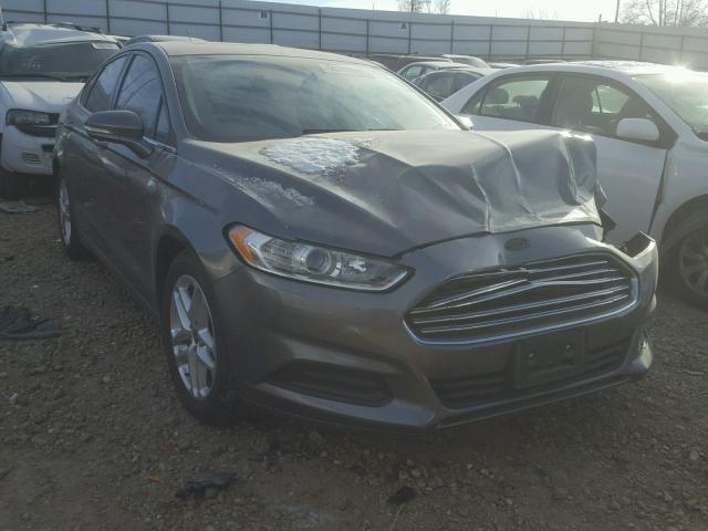 3FA6P0H72DR192010 - 2013 FORD FUSION SE GRAY photo 1