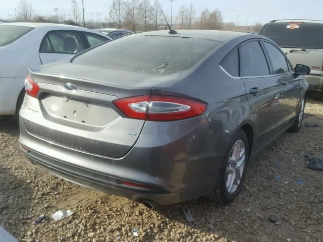 3FA6P0H72DR192010 - 2013 FORD FUSION SE GRAY photo 4