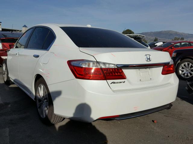 1HGCR2F85FA078662 - 2015 HONDA ACCORD EXL WHITE photo 3