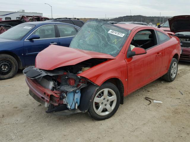 1G2AS18H497253300 - 2009 PONTIAC G5 RED photo 2