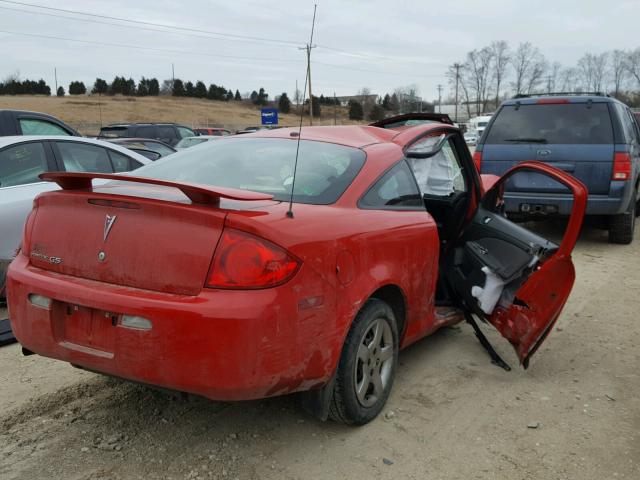 1G2AS18H497253300 - 2009 PONTIAC G5 RED photo 4