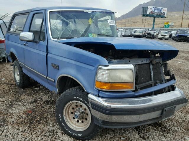 1FMEU15N9NLA99570 - 1992 FORD BRONCO U10 BLUE photo 1