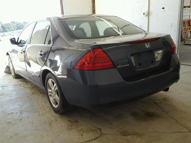 1HGCM56367A129902 - 2007 HONDA ACCORD SE BLUE photo 3