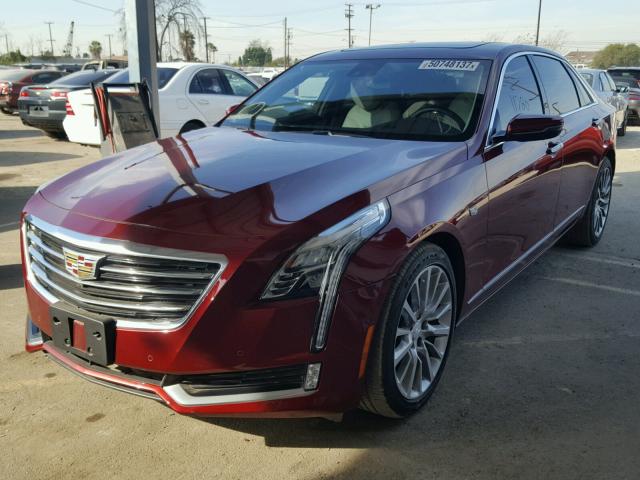 1G6KF5RS6GU165453 - 2016 CADILLAC CT6 PREMIU BURGUNDY photo 2