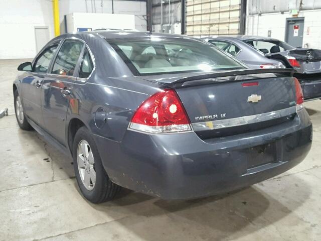 2G1WB5EK3A1228178 - 2010 CHEVROLET IMPALA LT GRAY photo 3