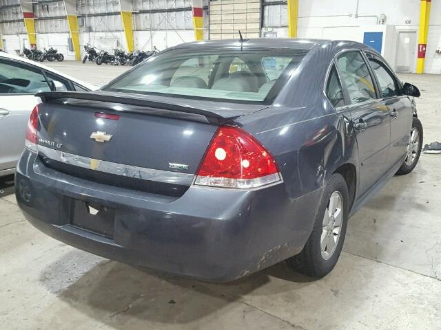 2G1WB5EK3A1228178 - 2010 CHEVROLET IMPALA LT GRAY photo 4