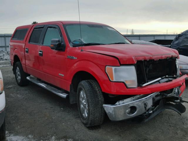 1FTFW1ET2CFA05879 - 2012 FORD F150 SUPER RED photo 1