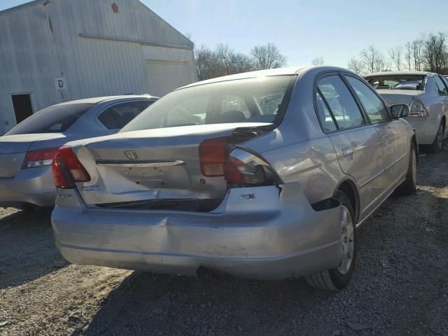 1HGES26711L046566 - 2001 HONDA CIVIC EX SILVER photo 4