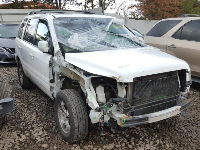 5FNYF28668B001074 - 2008 HONDA PILOT EXL WHITE photo 1