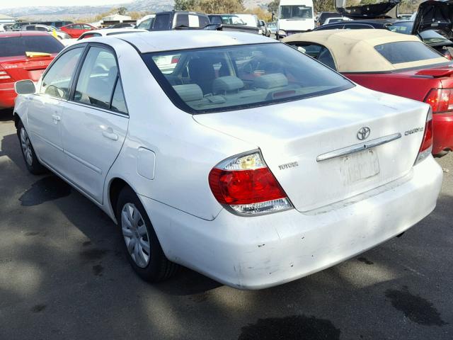 4T1BE32K65U623726 - 2005 TOYOTA CAMRY LE WHITE photo 3