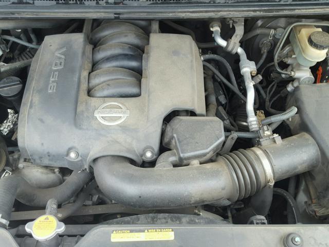 5N1AA08A34N704339 - 2004 NISSAN ARMADA SE SILVER photo 7