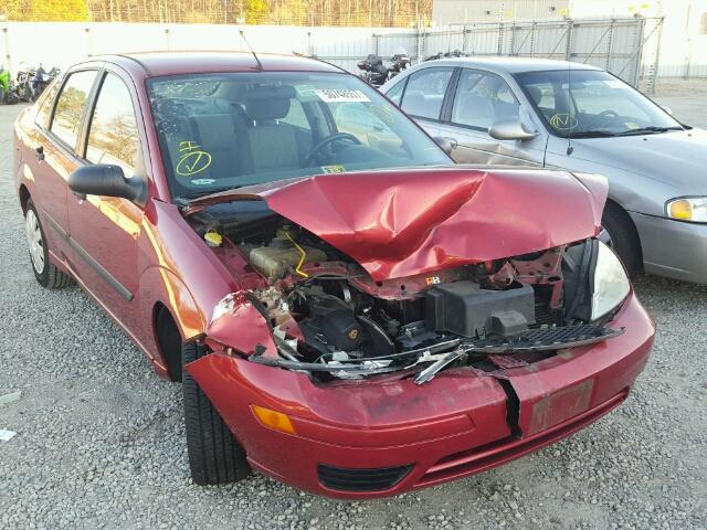 1FAFP34N85W256068 - 2005 FORD FOCUS ZX4 RED photo 1