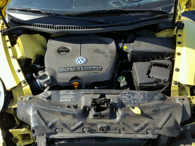 3VWDD21C31M437951 - 2001 VOLKSWAGEN NEW BEETLE 黄色 照片 7