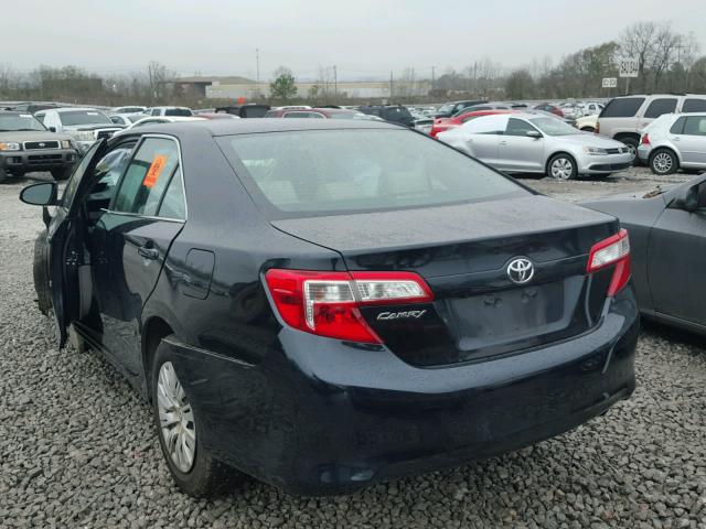 4T1BF1FK9EU842014 - 2014 TOYOTA CAMRY L BLUE photo 3