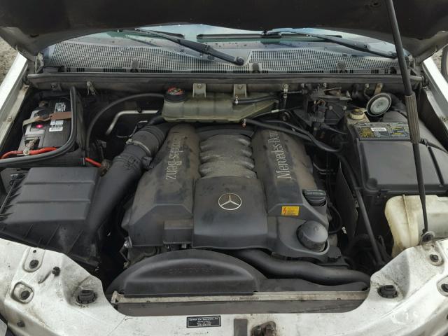 4JGAB72E8XA127630 - 1999 MERCEDES-BENZ ML 430 SILVER photo 7