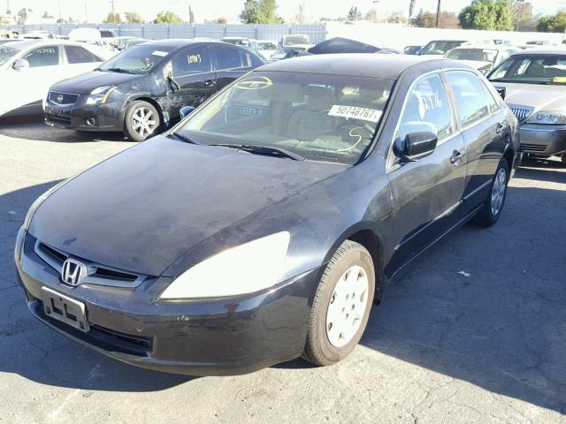 1HGCM56364A017760 - 2004 HONDA ACCORD LX BLACK photo 2