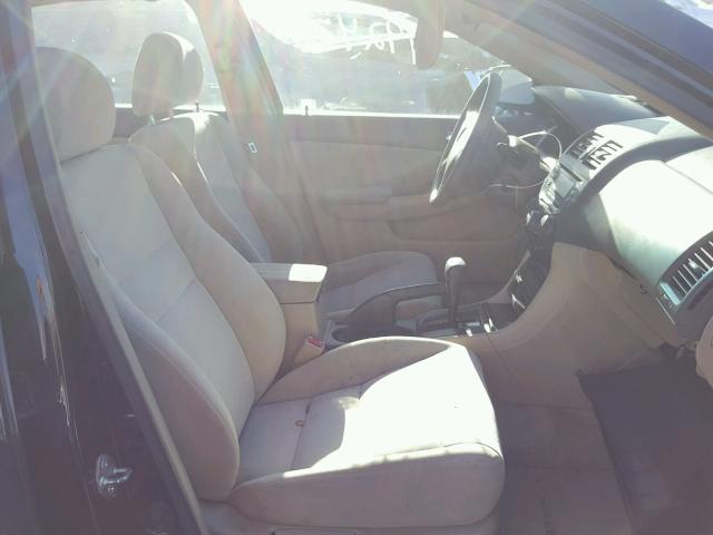 1HGCM56364A017760 - 2004 HONDA ACCORD LX BLACK photo 5