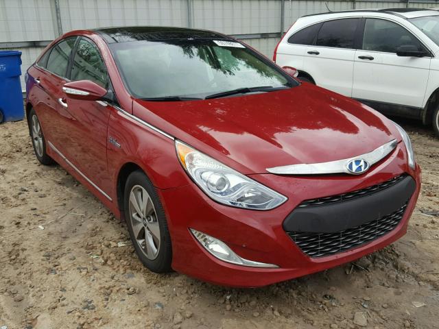 KMHEC4A44CA037035 - 2012 HYUNDAI SONATA HYB RED photo 1