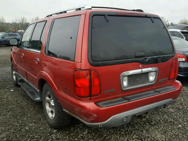 5LMFU28R62LJ02877 - 2002 LINCOLN NAVIGATOR RED photo 3