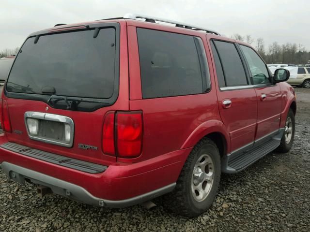 5LMFU28R62LJ02877 - 2002 LINCOLN NAVIGATOR RED photo 4