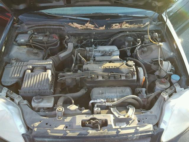 1HGEJ8145XL043150 - 1999 HONDA CIVIC EX შავი ფოტო 7