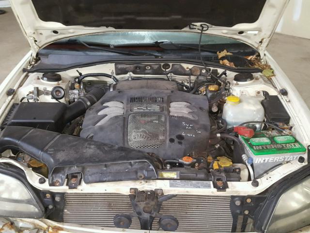 4S3BH806527602309 - 2002 SUBARU LEGACY OUT WHITE photo 7