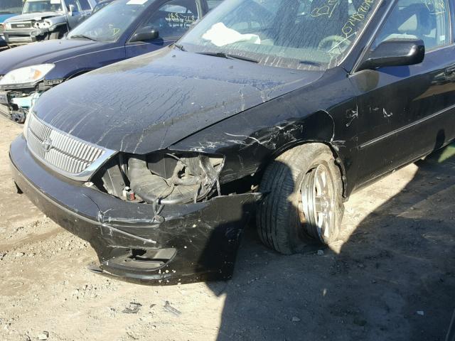 4T1BF28B82U257424 - 2002 TOYOTA AVALON XL BLACK photo 10