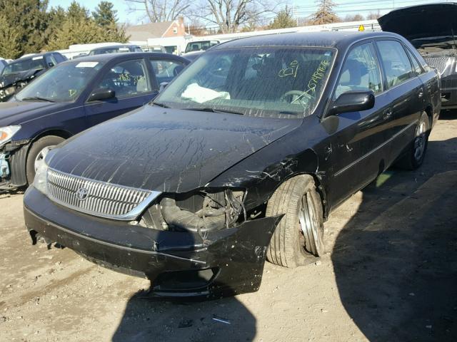 4T1BF28B82U257424 - 2002 TOYOTA AVALON XL BLACK photo 2