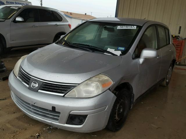 3N1BC13E89L376753 - 2009 NISSAN VERSA S SILVER photo 2