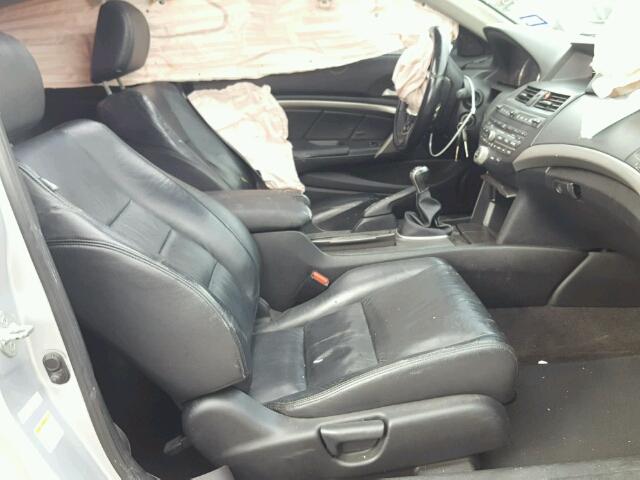 1HGCS11808A027966 - 2008 HONDA ACCORD EXL SILVER photo 5