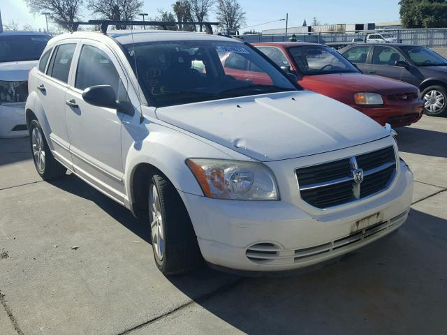 1B3HB48B87D509347 - 2007 DODGE CALIBER SX WHITE photo 1