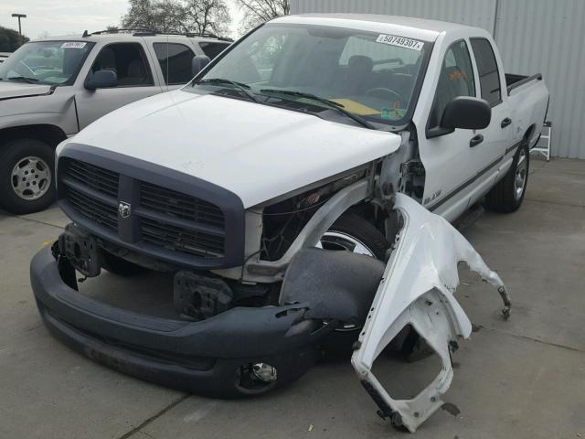 1D7HU18N88S505089 - 2008 DODGE RAM 1500 S WHITE photo 2