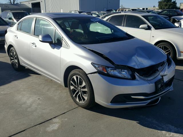 19XFB2F82DE244565 - 2013 HONDA CIVIC EX SILVER photo 1