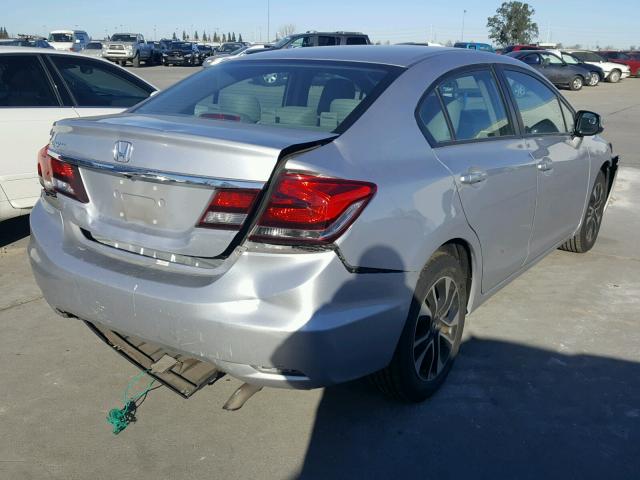 19XFB2F82DE244565 - 2013 HONDA CIVIC EX SILVER photo 4