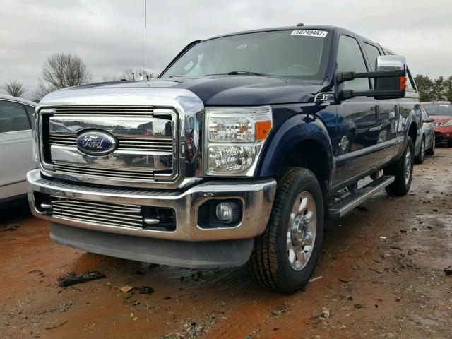 1FT7W2BT0BEB37669 - 2011 FORD F250 SUPER BLUE photo 2