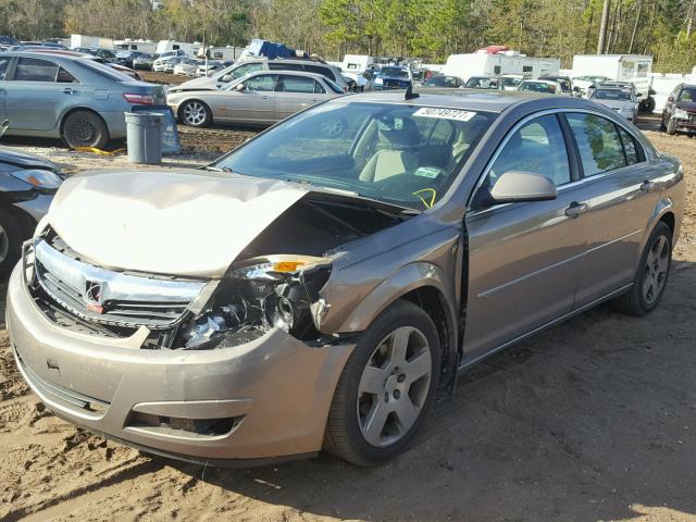 1G8ZS57N18F152713 - 2008 SATURN AURA XE TWO TONE photo 2