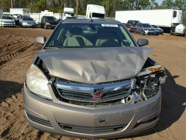 1G8ZS57N18F152713 - 2008 SATURN AURA XE TWO TONE photo 9