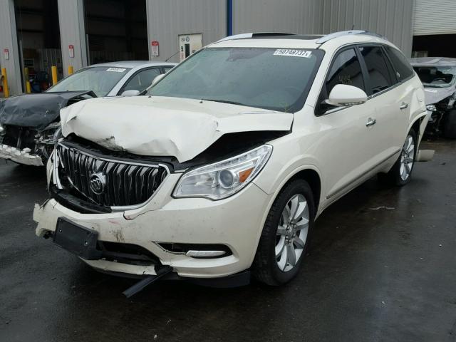 5GAKVCKD9FJ104230 - 2015 BUICK ENCLAVE WHITE photo 2