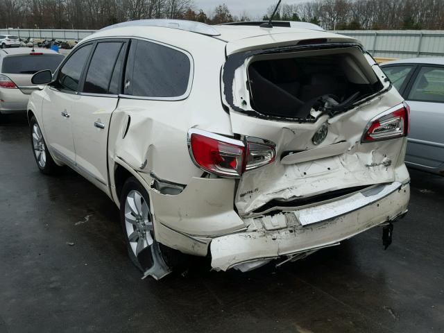 5GAKVCKD9FJ104230 - 2015 BUICK ENCLAVE WHITE photo 3