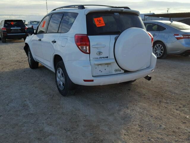 JTMZD33V765001341 - 2006 TOYOTA RAV4 WHITE photo 3