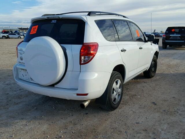 JTMZD33V765001341 - 2006 TOYOTA RAV4 WHITE photo 4