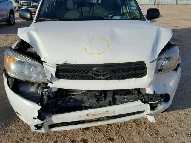 JTMZD33V765001341 - 2006 TOYOTA RAV4 WHITE photo 7