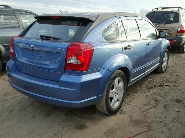 1B3HB48B57D263065 - 2007 DODGE CALIBER SX BLUE photo 4