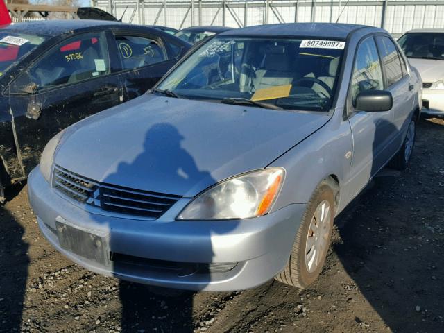 JA3AJ26E26U021089 - 2006 MITSUBISHI LANCER ES GRAY photo 2