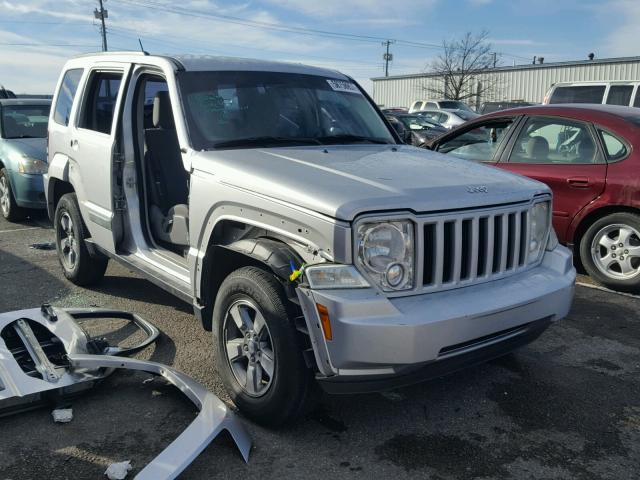 1J8GP28K98W208553 - 2008 JEEP LIBERTY SP SILVER photo 1