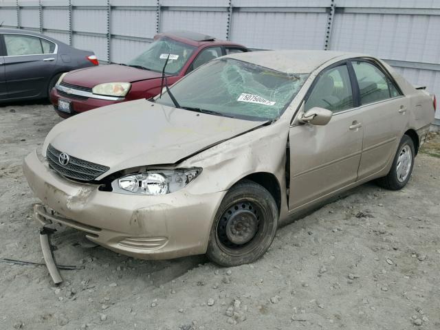 4T1BE32K64U893392 - 2004 TOYOTA CAMRY LE GOLD photo 2