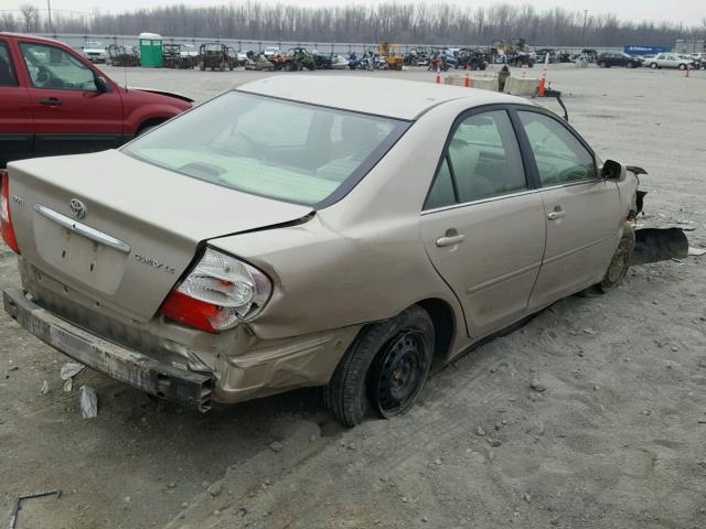 4T1BE32K64U893392 - 2004 TOYOTA CAMRY LE GOLD photo 4