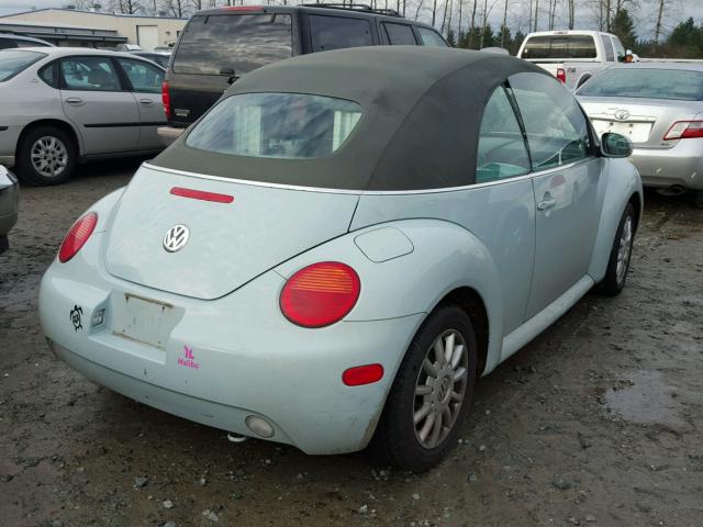 3VWCM31Y05M310934 - 2005 VOLKSWAGEN NEW BEETLE 青绿色 照片 4