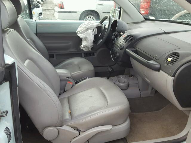 3VWCM31Y05M310934 - 2005 VOLKSWAGEN NEW BEETLE 青绿色 照片 5